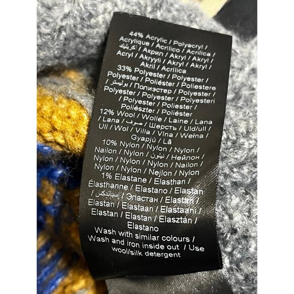 Ichi Knit Sweater Vest | Multicolored Retro Cozy Layer – Women’s XL - Picture 7 of 7